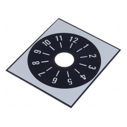 Scală Aluminiu 1-12 48x42mm 10mm Ø | Electronic-mag.ro | Componente Electronice