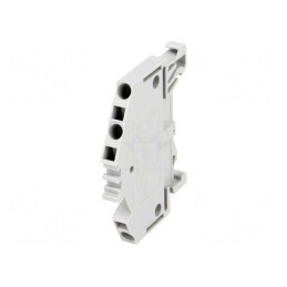 Conector de Îmbinare Șine 1 Pista 3 Borne 0.08-2.5mm2 Gri | Electronic-mag.ro | Componente Electronice