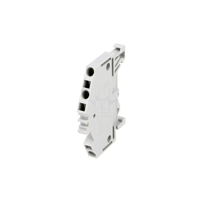 Conector de Îmbinare Șine 1 Pista 3 Borne 0.08-2.5mm2 Gri | Electronic-mag.ro | Componente Electronice