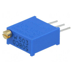 Potentiometru Multitura 50kΩ 500mW THT | Electronic-mag.ro | Componente Electronice