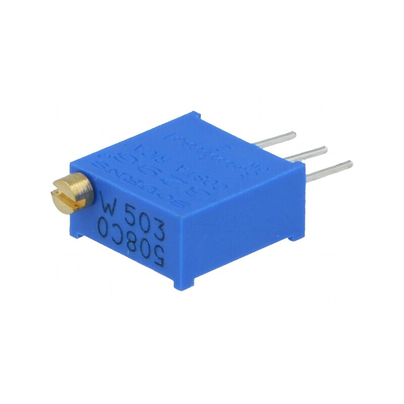 Potentiometru Multitura 50kΩ 500mW THT | Electronic-mag.ro | Componente Electronice