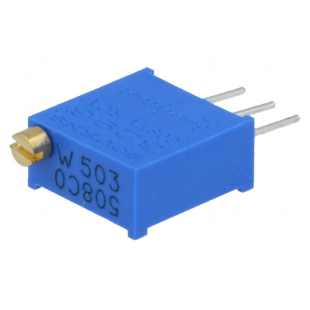 Potentiometru Multitura 50kΩ 500mW THT | Electronic-mag.ro | Componente Electronice