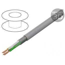 Cablu Ecranat LiY-CY 4x0,5mm PVC | Electronic-mag.ro | Componente Electronice