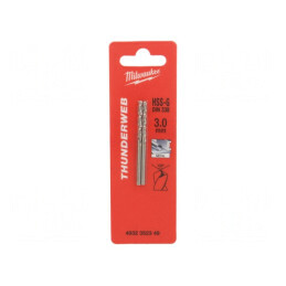 Burghiu Metal 3mm HSS-G 2buc | Electronic-mag.ro | Componente Electronice