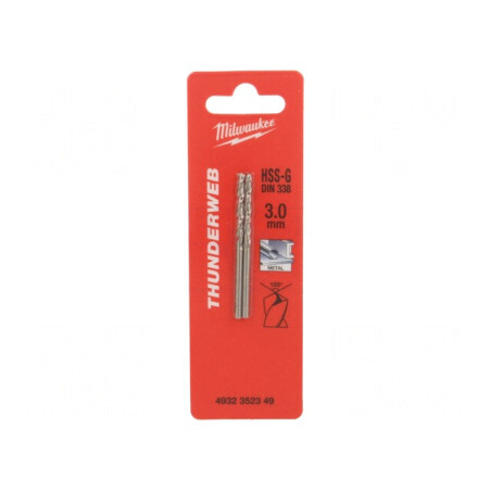 Burghiu Metal 3mm HSS-G 2buc | Electronic-mag.ro | Componente Electronice