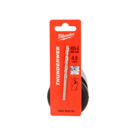 Burghiu Metal 4,8mm Oțel Rapid HSS-G | Electronic-mag.ro | Componente Electronice