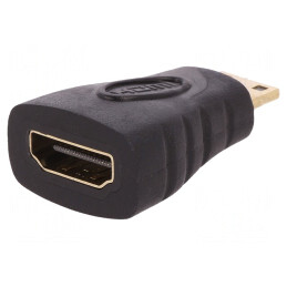 Adaptor HDMI la Mini HDMI Negru | Electronic-mag.ro | Componente Electronice