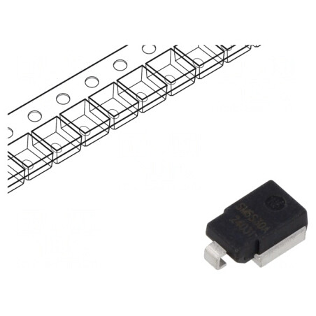 Diodă TVS 4,6kW 36V 95A Unidirecţională DO218AB | Electronic-mag.ro | Componente Electronice