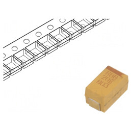 Condensator tantal 68uF 20V SMD | Electronic-mag.ro | Componente Electronice