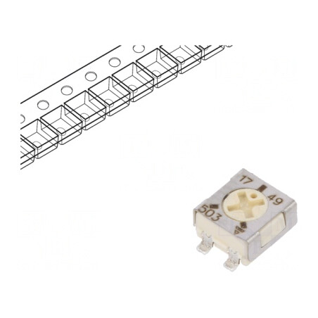 Potentiometru 50kΩ 250mW SMD | Electronic-mag.ro | Componente Electronice