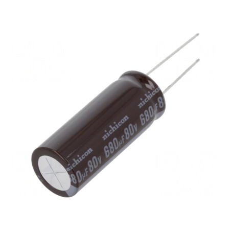 Condensator electrolitic low ESR 680uF 80V THT | Electronic-mag.ro | Componente Electronice