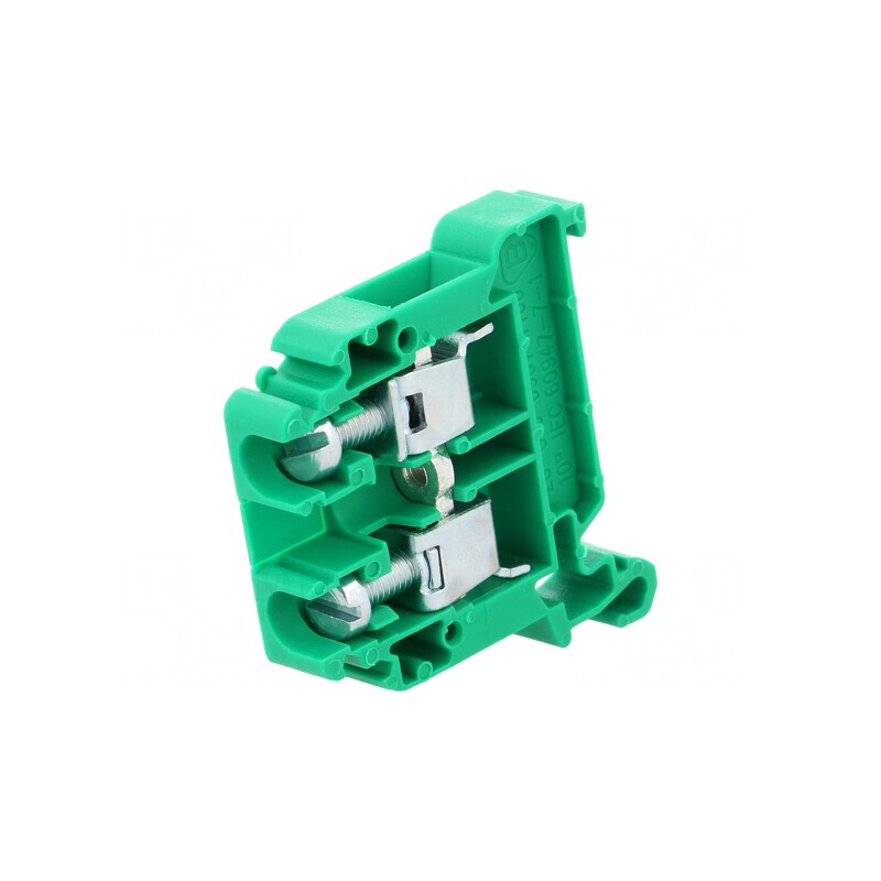 Conector Îmbinare Șine Verde 0,5-10mm2 2 Borne | Electronic-mag.ro | Componente Electronice