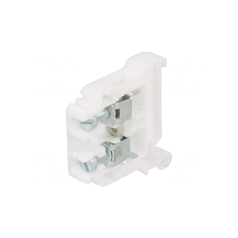Terminal Îmbinare Șine Albă 0,5-10mm2 2 Borne 8mm | Electronic-mag.ro | Componente Electronice