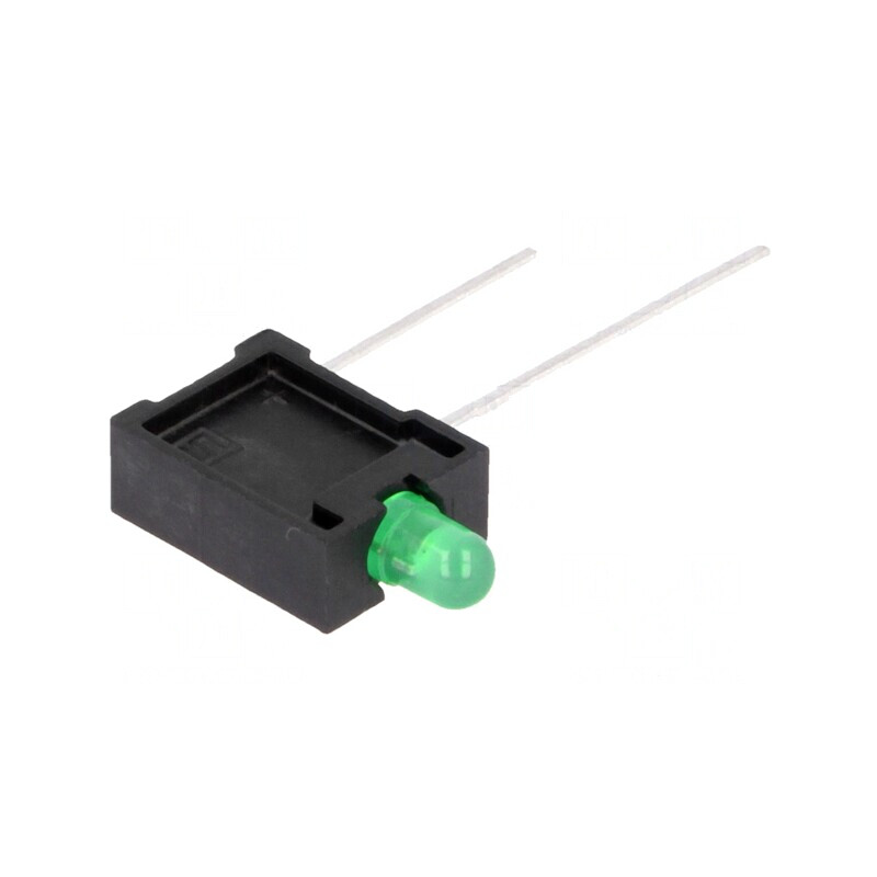 LED Verde 3mm IP40 Convex | Electronic-mag.ro | Componente Electronice