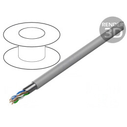 Cablu F/UTP Cat6 305m Gri 23AWG | Electronic-mag.ro | Componente Electronice
