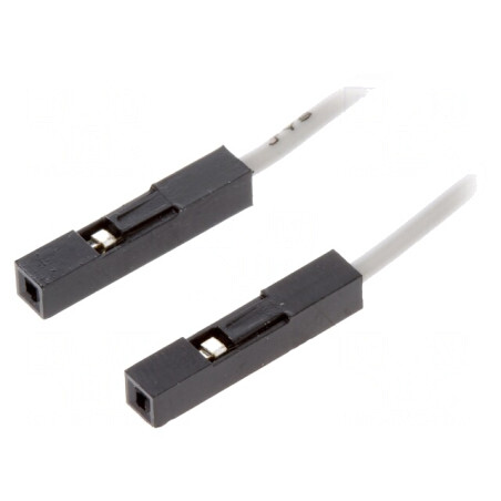 Cablu de Conectare Gri 250mm 10buc | Electronic-mag.ro | Componente Electronice