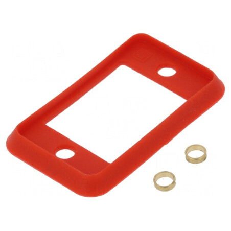 Garnitură Soclu SLIM Silicon Roșie 29mm | Electronic-mag.ro | Componente Electronice