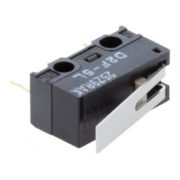 Microîntrerupător SNAP ACTION 3A 125VAC cu manetă SPDT | Electronic-mag.ro | Componente Electronice