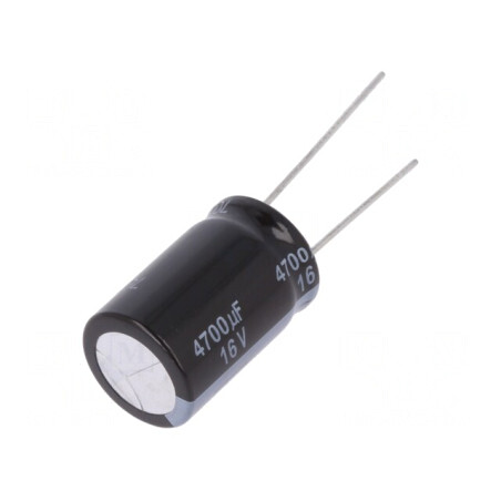 Condensator Electrolitic Low ESR 4700uF 16V 16x25mm | Electronic-mag.ro | Componente Electronice