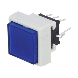 Comutator Tastatură DPDT LED Albastru | Electronic-mag.ro | Componente Electronice