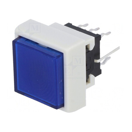Comutator Tastatură DPDT LED Albastru | Electronic-mag.ro | Componente Electronice