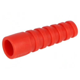 Manșon Roșu RG59/RG62 pentru Mufe BNC - Set 10 Bucăți | Electronic-mag.ro | Componente Electronice