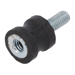 Atenuator de Vibrații M4 10mm Guma 94N | Electronic-mag.ro | Componente Electronice