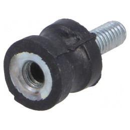 Atenuator Vibrații M4, 10mm, Guma, 81N | Electronic-mag.ro | Componente Electronice