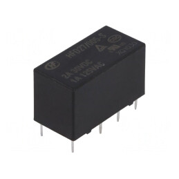 Releu electromagnetic DPDT 5VDC 2A PCB | Electronic-mag.ro | Componente Electronice