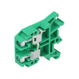 Conector Verde pentru Șine 0,5-10mm2 690V | Electronic-mag.ro | Componente Electronice