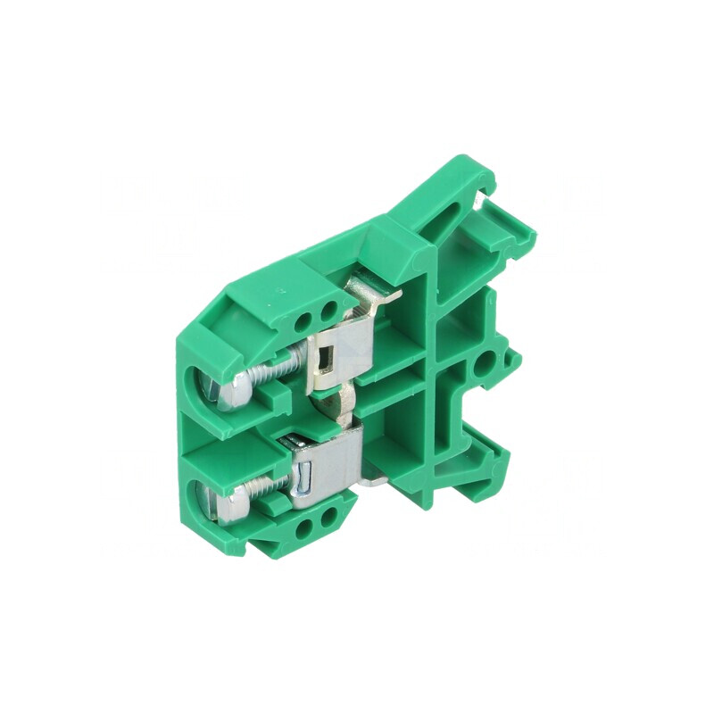 Conector Verde pentru Șine 0,5-10mm2 690V | Electronic-mag.ro | Componente Electronice