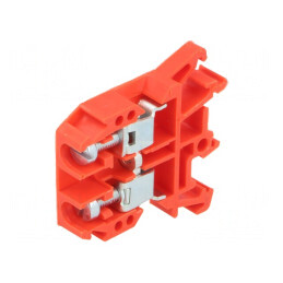 Conector de Îmbinare Șine 0,5-10mm² 2 Borne Roșu 690V | Electronic-mag.ro | Componente Electronice