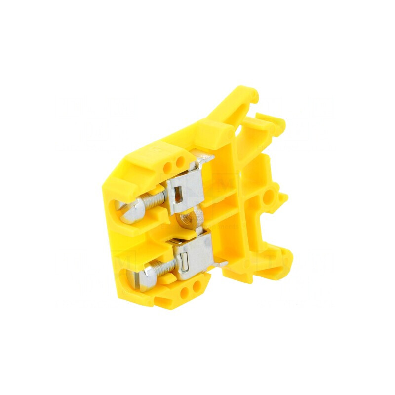 Conector de Îmbinare Șine 0,5-10mm2 2 Borne Galben 690V | Electronic-mag.ro | Componente Electronice