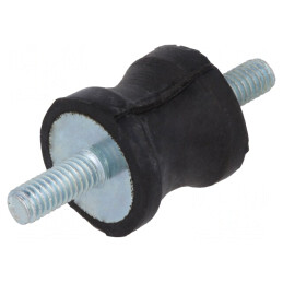 Atenuator de Vibrații M4 15mm Guma | Electronic-mag.ro | Componente Electronice