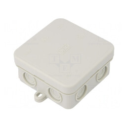 Cutie de Conexiuni Polietilenă 75x75x36mm | Electronic-mag.ro | Componente Electronice