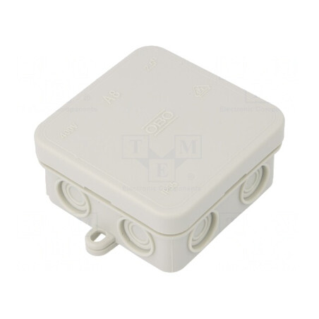 Cutie de Conexiuni Polietilenă 75x75x36mm | Electronic-mag.ro | Componente Electronice