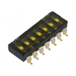 Comutator DIP-SWITCH OFF-ON 2 Pozitii SMD 24VDC | Electronic-mag.ro | Componente Electronice