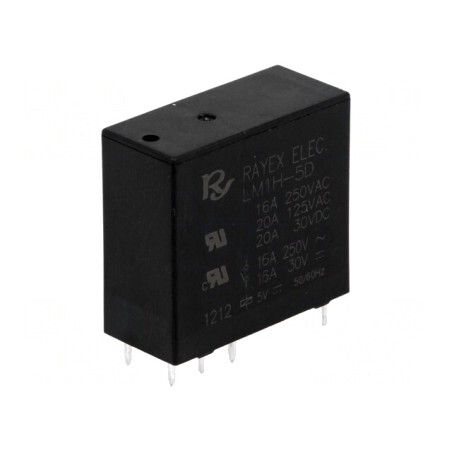 Releu Electromagnetic SPDT 5VDC 16A | Electronic-mag.ro | Componente Electronice