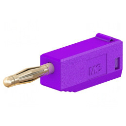 Mufă Banană 2mm 10A Violet Aurit | Electronic-mag.ro | Componente Electronice