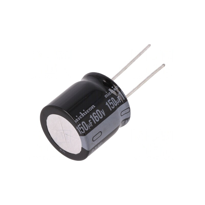 Condensator Electrolitic THT 150uF 160V Ø20x20mm ±20% | Electronic-mag.ro | Componente Electronice