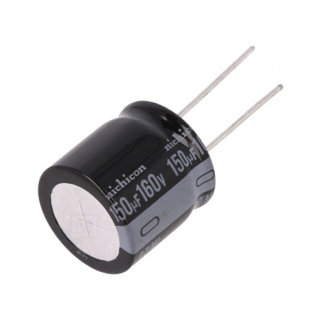 Condensator Electrolitic THT 150uF 160V Ø20x20mm ±20% | Electronic-mag.ro | Componente Electronice