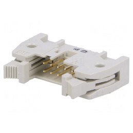Soclu IDC Tată 10 PIN cu Ejector 2,54mm THT | Electronic-mag.ro | Componente Electronice