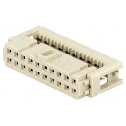 Mufă IDC Mamă 20-Pin pentru Cablu-Bandă 1,27mm  | Electronic-mag.ro | Componente Electronice
