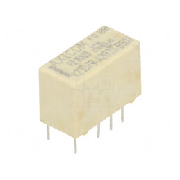 Releu electromagnetic DPDT 12VDC 2A 125VAC THT | Electronic-mag.ro | Componente Electronice