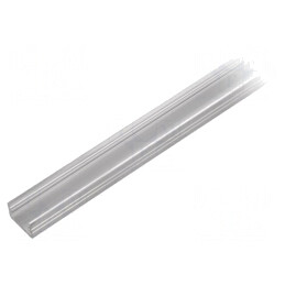Profil Aluminiu LED 1m SLIM8 Montare Suprafață | Electronic-mag.ro | Componente Electronice