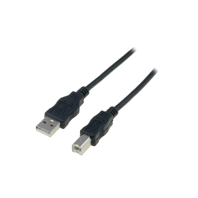 Cablu USB 2.0 A-B 1,8m Negru | Electronic-mag.ro | Componente Electronice Cablu USB 2.0 A-B 1,8m Negru | Electronic-mag.ro | Componente Electronice