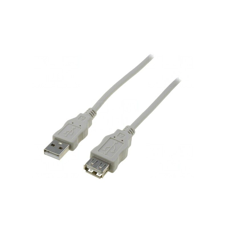 Cablu USB 2.0 1.8m Gri | Electronic-mag.ro | Componente Electronice