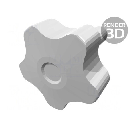 Buton de Reglare M10 40mm | Electronic-mag.ro | Componente Electronice