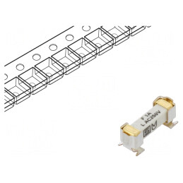 Siguranţă: siguranţă; întârziere; 1A; 250VAC; 125VDC; SMD; ceramică