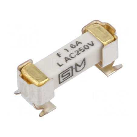 Siguranţă întârziere 1,6A 250V SMD cupru | Electronic-mag.ro | Componente Electronice